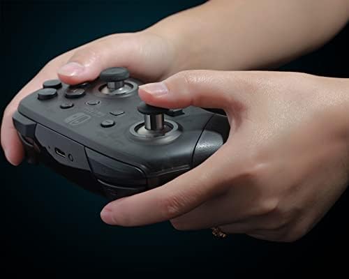 AQIDAP Denetleyici Metal Thumbsticks Değiştirme Nintendo Anahtarı Pro Denetleyicisi için 8 in 1 Takas Manyetik Analog