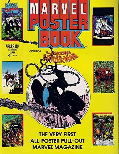 Marvel Poster Kitabı 1 VF; Marvel çizgi romanı / Todd McFarlane Örümcek Adam