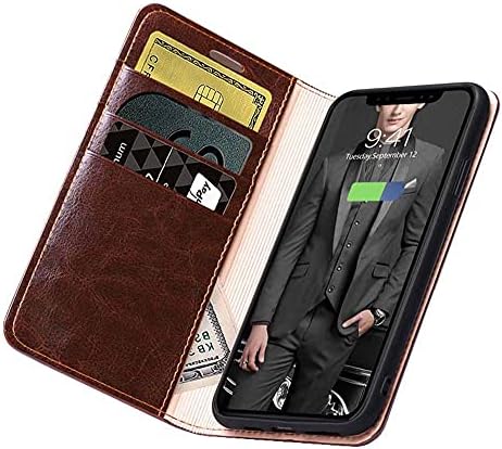 EEKUY Stend Fonksiyonu Flip Telefon Kapak, Samsung Galaxy S20 FE (2020) 6.5 İnç Deri TPU Darbeye Dayanıklı Folio Kılıf