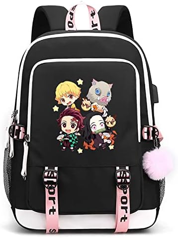 Marketair Anime Sırt Çantası okul sırt çantası laptop çantası Büyük Rahat Sırt Çantası BookBag Cosplay Sırt Çantası