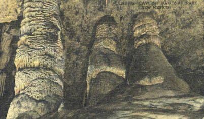 Carlsbad Mağaraları Ulusal Parkı, New Mexico Kartpostalı