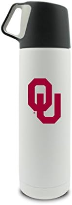 NCAA Oklahoma 17oz Çift Cidarlı Paslanmaz Çelik Kahve Termosu Fincanlı