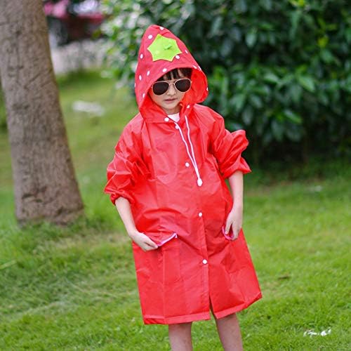 Wulistore Su Geçirmez Erkek Uzun Kız Toddler Yağmurluk Yağmur Ceket Kapşonlu Karikatür Yağmurluk Erkek Ceket ve Ceket