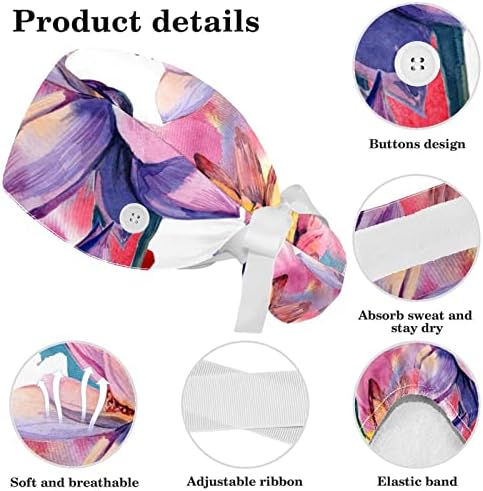 Mum boya Renk Üçgen Vektör Ayarlanabilir Fırçalama Kap Şapka Düğmesi, Çalışma Şapka Ter Bandı Yay Saç Toka