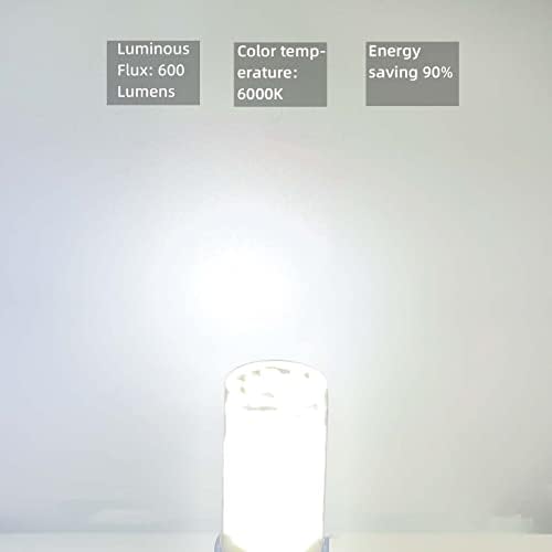 LİENNGKE 6 Paket E26 LED ampuller 60w Halojen Eşdeğer Günışığı Beyaz 6000K 6w 600Lm 40 Watt AC 110V 120V 130V Orta