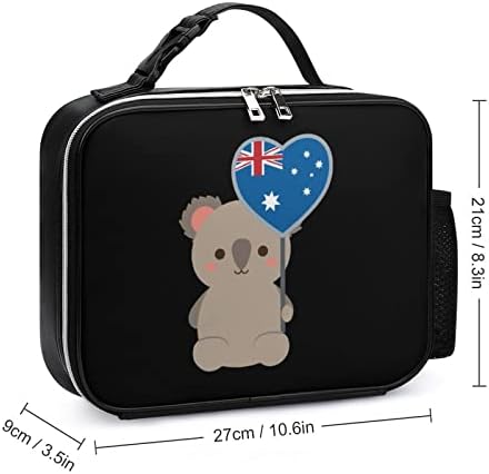 Avustralya Bayrağı Koala Ayı Öğle Yemeği Çantası Kullanımlık Yalıtımlı öğle yemeği çantası Yemek Kabı Tote Ofis İşleri