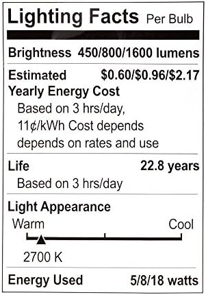 Philips LED 3 Yollu A21 Buzlu Ampul: 1600-800-450 Lümen, 2700 Kelvin, 18-8-5 Watt (100-60-40 Watt Eşdeğeri), E26D