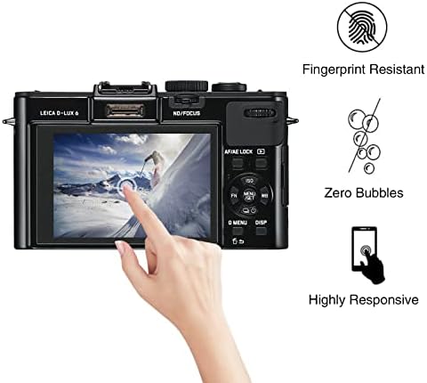 (3 Paket) Rieibi Ekran Koruyucu için Leica CL dijital kamera, 0.33 mm 9H Sertlik Temperli Cam Filmi için Leica CL