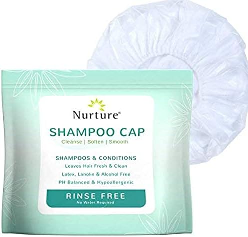 Su Yok Nurture tarafından Durulanmayan Şampuan Başlığı/Mikrodalgada Yıkanabilir Yıkama ve Şartlandırma Küvetsiz Saç
