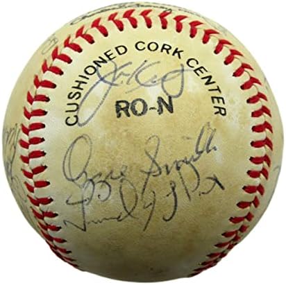 1982 Kardinaller 19 Rawlings ONL Beyzbol Şampiyonu Kaat Smith tarafından İmzalandı - İmzalı Beyzbol Topları