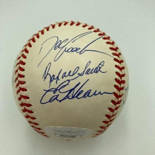 1986 New York Mets Dünya Serisi Şampiyonları Takım İmzaladı Dünya Serisi Beyzbol JSA İmzalı Beyzbol Topları
