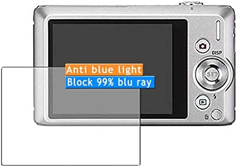 Vaxson 3-Pack Anti mavi ışık ekran Koruyucu ile uyumlu Casio EXİLİM EX-ZS260 TPU Film Koruyucular Sticker [Temperli