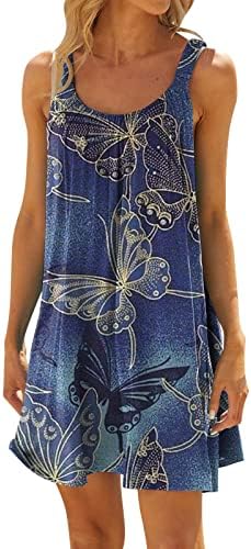 Bayanlar Yensiz 2023 3D Grafik Dökümlü Pilili Kolsuz Midi Elbise Çiçek Baskı Yaz günlük elbiseler