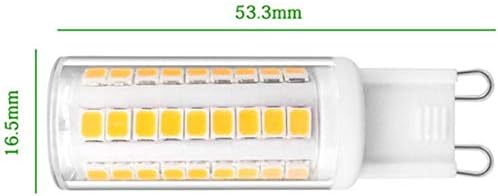 G9 LED ampul 3.5 W,G9 halojen 35 W 40 W eşdeğer,sıcak beyaz 3000 K G9 seramik taban LED mısır ışıkları ev aydınlatma