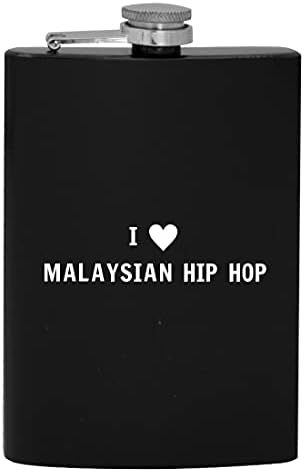 Ben Kalp Aşk Malezya Hip Hop-8 oz Kalça İçme Alkol Şişesi
