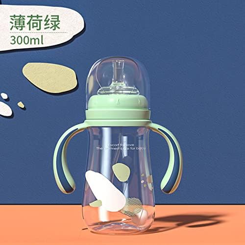 NA Kaynağı Fabrika Doğrudan Tedarik Toptan Üç Su Bardağı Süt Şişesi Yenidoğan Bebek Anti-Kolik Taklit Süt Şişesi 240/300ML