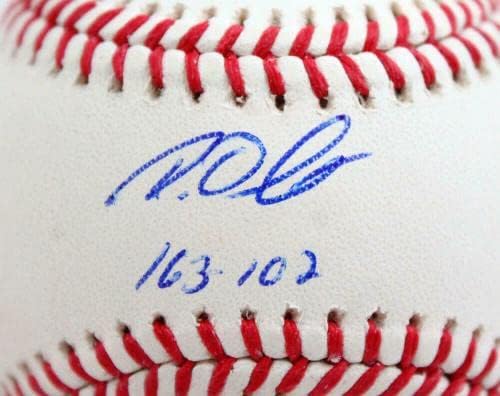 Roy Oswalt İmzalı Rawlings OML Beyzbol w / 3 Yazıtlı - JSA W *Mavi İmzalı Beyzbol Topları