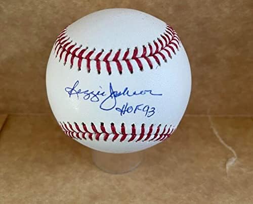 Reggie Jackson Yankees Hof 93 İmzalı M. l. Beyzbol-İmzalı Beyzbol Topları